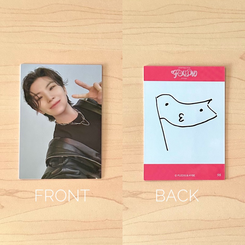RESTOCK) SEVENTEEN - FOLLOW To JAPAN Trading Cards Photocard PCs +