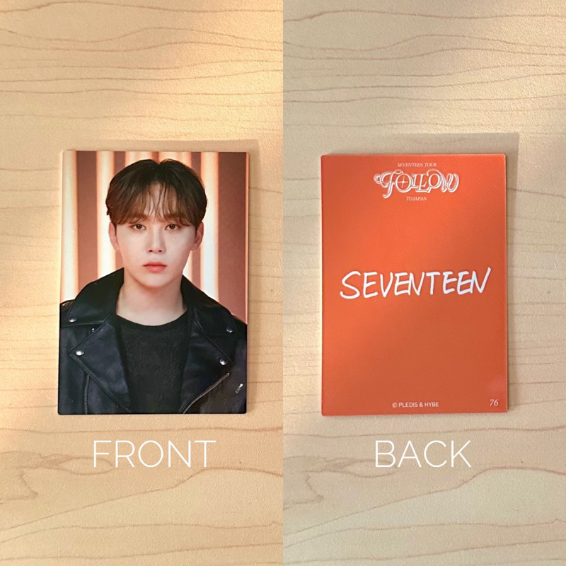 RESTOCK) SEVENTEEN - FOLLOW To JAPAN Trading Cards Photocard PCs +