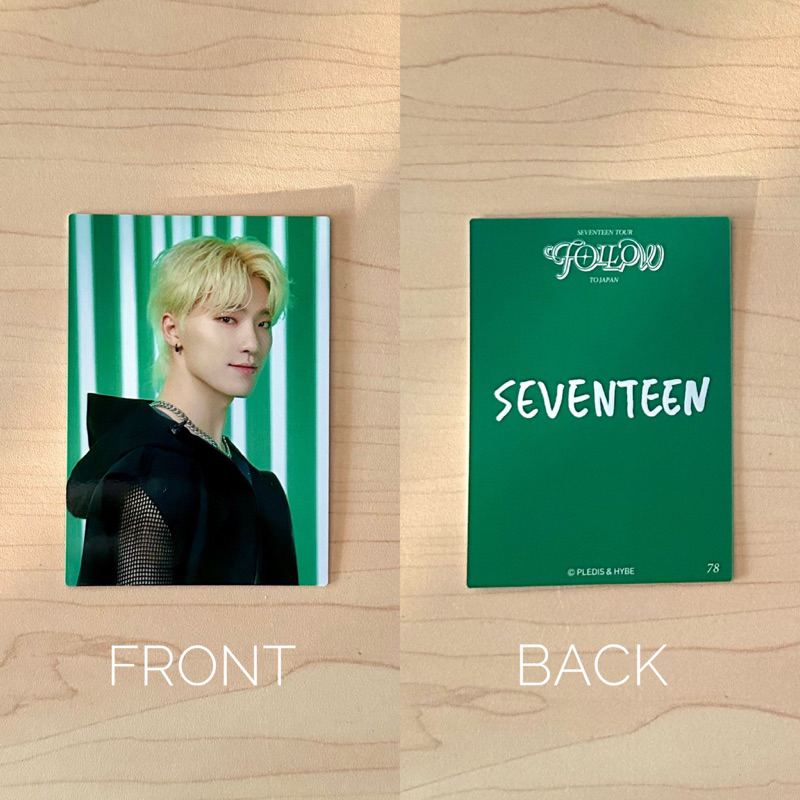 RESTOCK) SEVENTEEN - FOLLOW To JAPAN Trading Cards Photocard PCs +