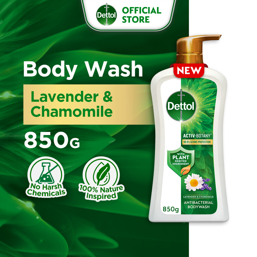 Dettol Activ Botany Antibacterial Body Wash 850g 100 Nature Inspired