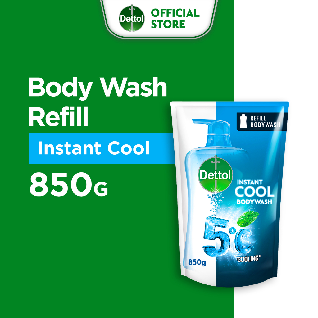 Dettol Body Wash Refill Instant Cool 850g Shopee Singapore