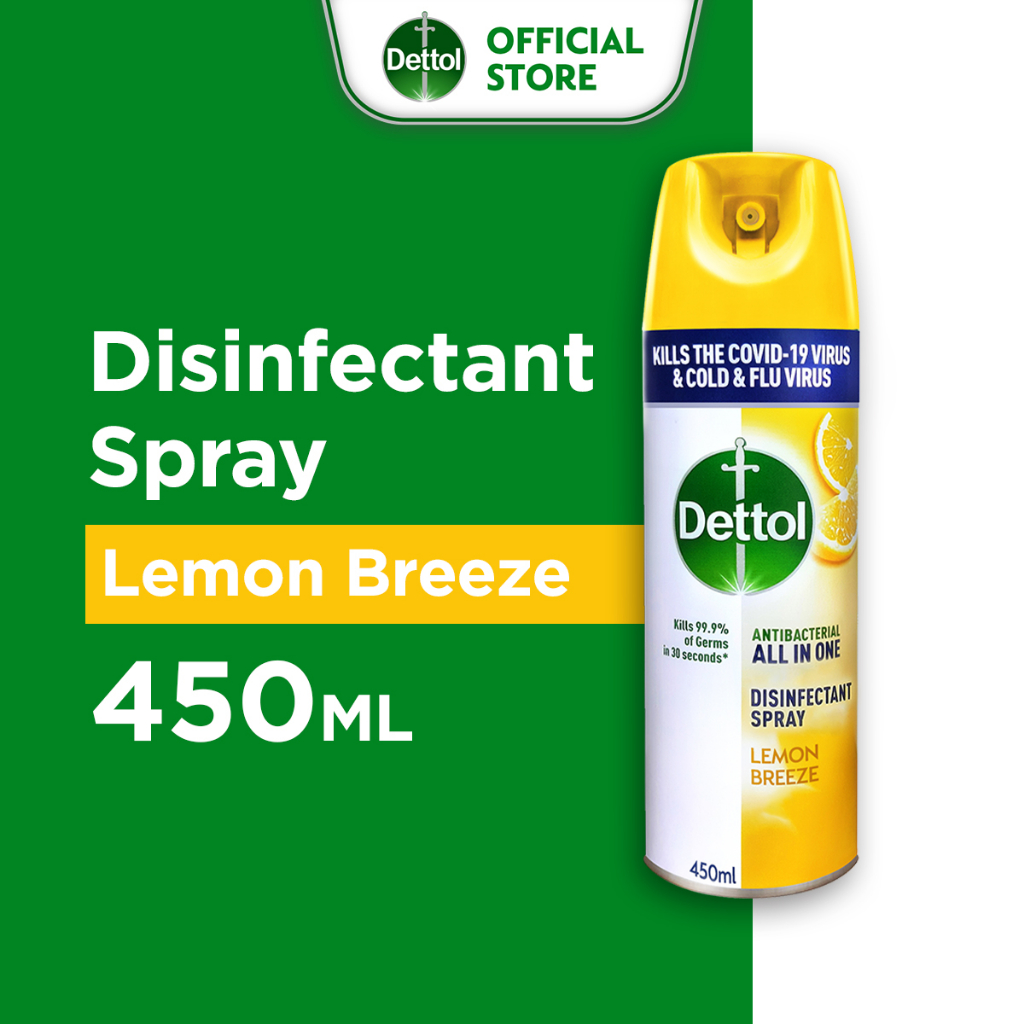 Dettol Lemon Breeze Disinfectant Spray - 400ml (Pack India