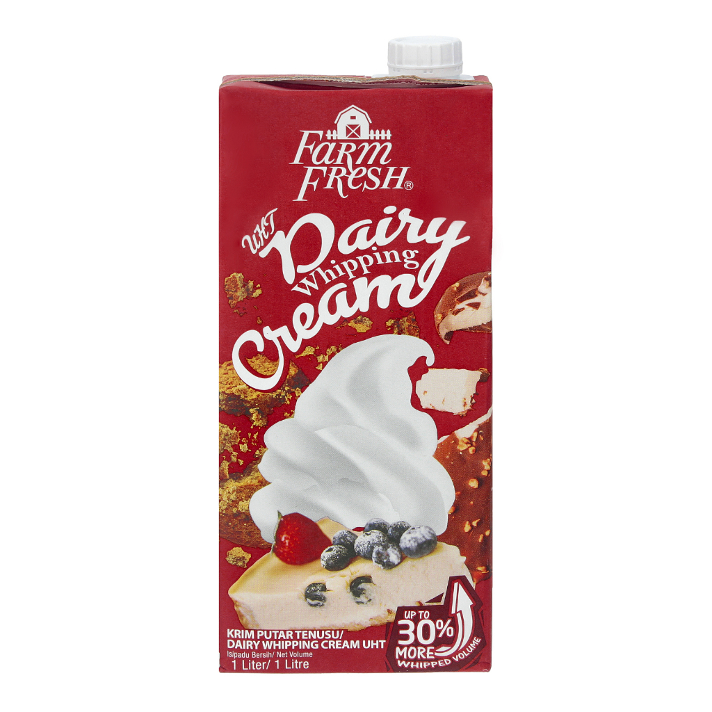 Farm Fresh ™ UHT Dairy Whipping Cream 36 Fat [1L] Shopee Singapore