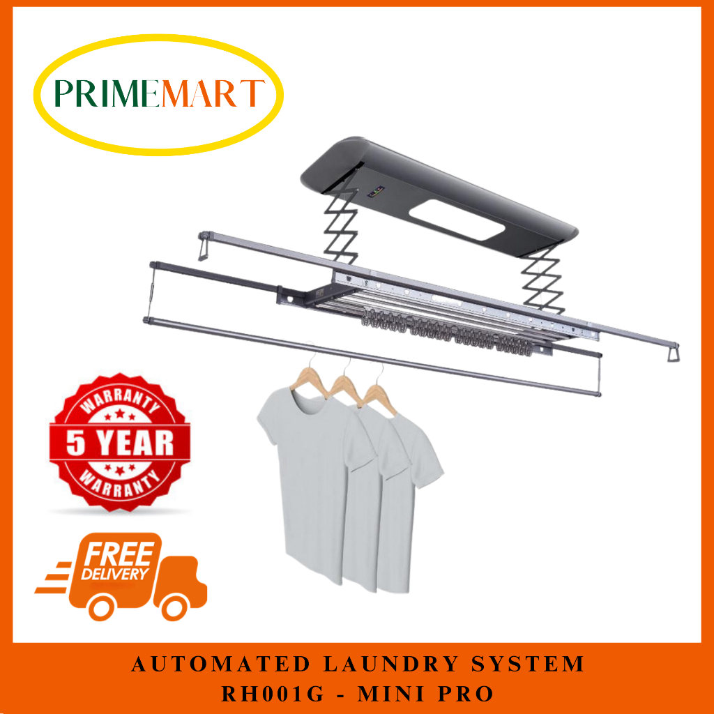 SMART LAUNDRY RACK AUTOMATED LAUNDRY SYSTEM 5 YEARS WARRANTY Shopee