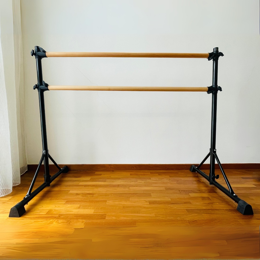 NEW] Ballet Barre for Dance, Yoga, Fitness, Gym Bar: 1.5m long for