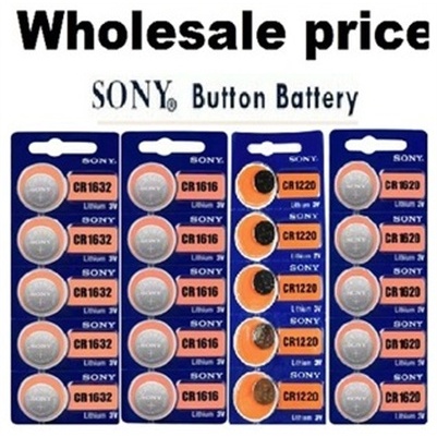 4 SONY Lithium CR1620 3v Batteries CR 1620, Replaces by Murata 