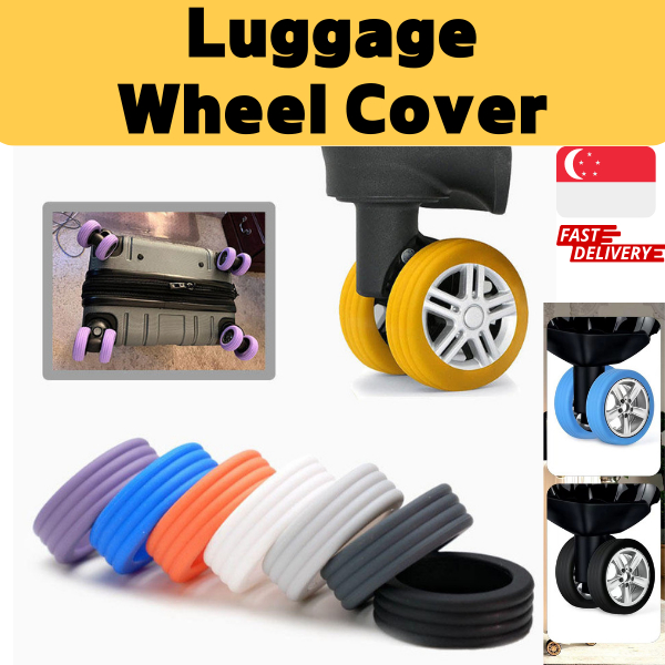 Luggage Wheel Cover ProtectorTrolley Case Castor Shoes Travel Baggage ...