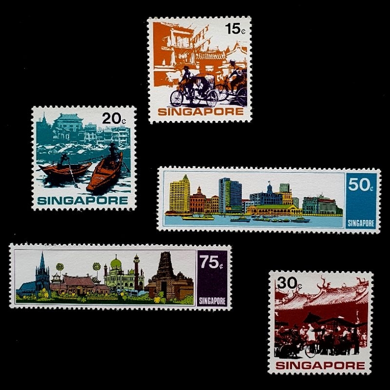 1971 Visit Asean Year Singapore Postage Stamps Shopee Singapore