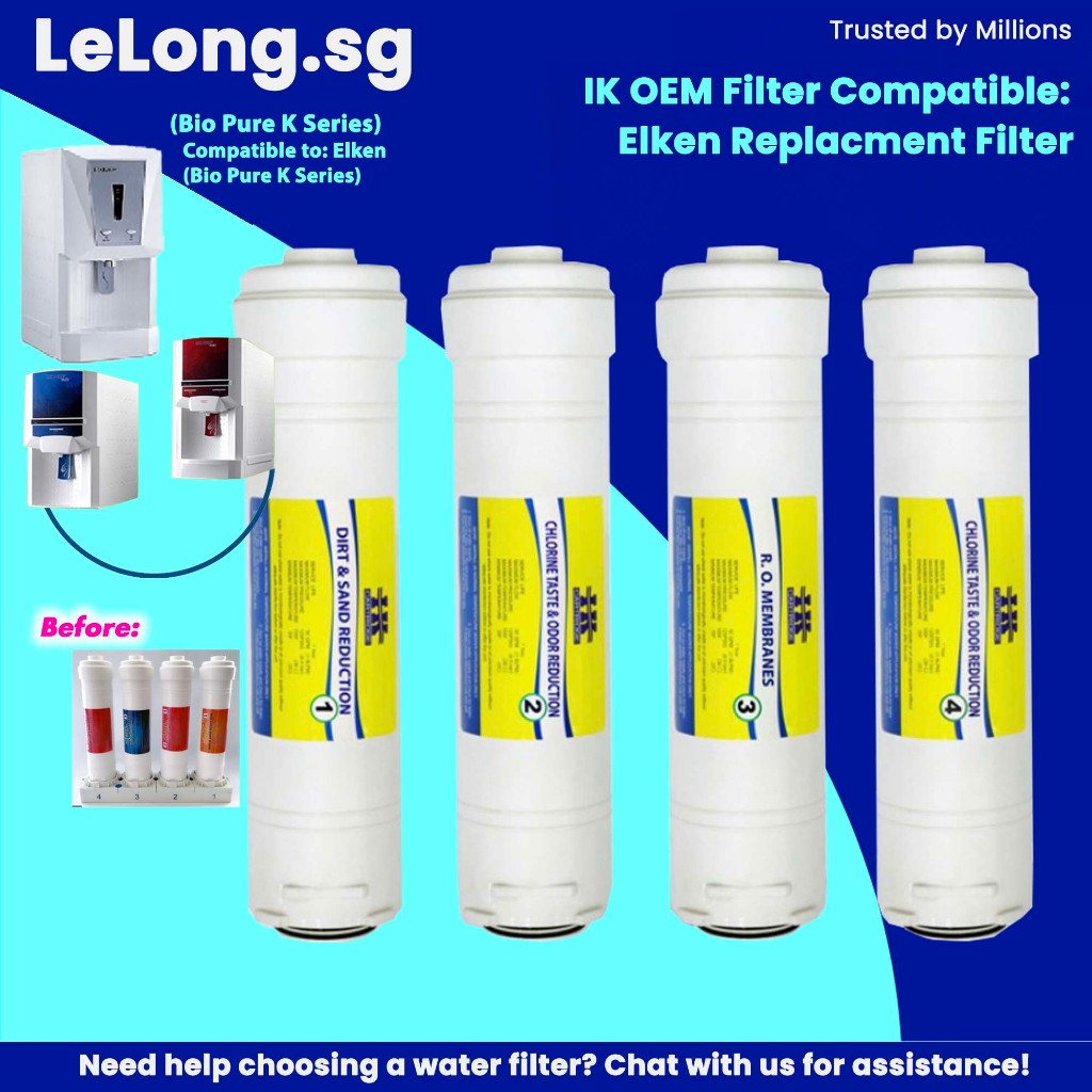 LELONG.SG Compatible Cartridges Elken Bio Pure KSeries Reverse Osmosis
