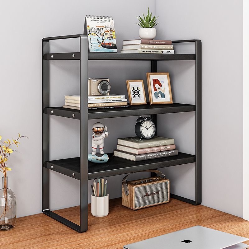Simple table rack book shelf desk storage rack desk 2/3 layer | Shopee ...