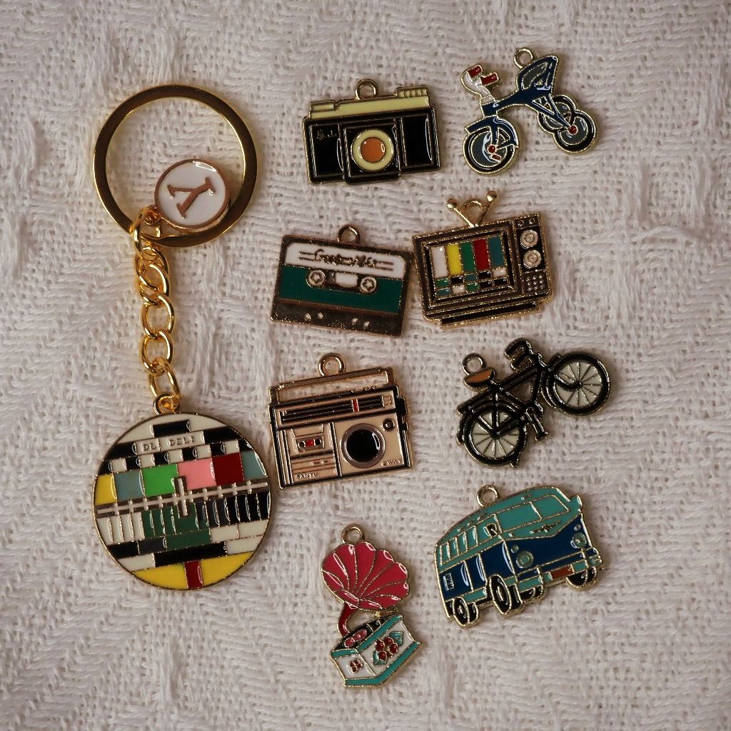 [SG] Customise Retro Series Keychain Shopee Singapore