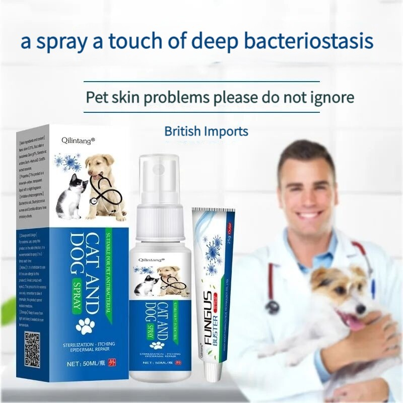 SG stock Cat and dog pet skin disease infection deworming medicine anti