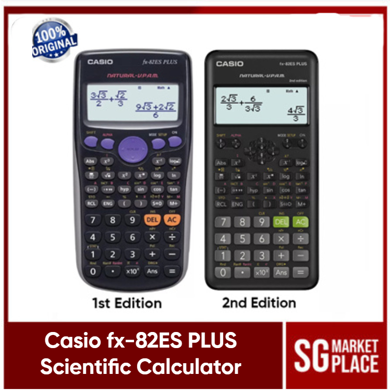 CASIO FX-82ES Plus 2nd Edition Scientific Calculator -  Scientific