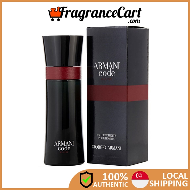 Giorgio Armani Code A List EDT for Men 75ml Tester Brand New 100 Authentic Perfume FragranceCart Eau De Toilette Shopee Singapore