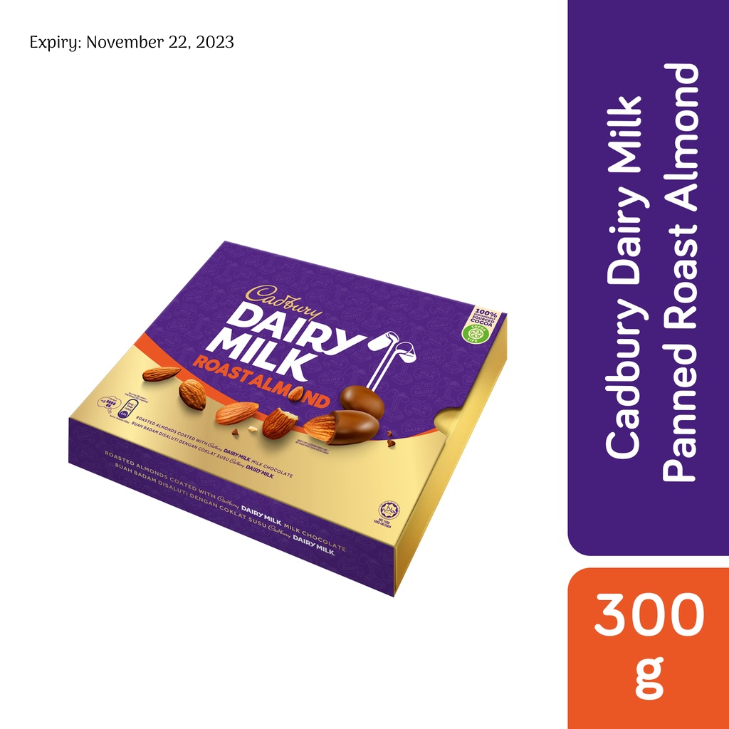 Cadbury Dairy Milk Panned Fruit & Nut, Roast Almond(expiry 25 Jan 2024