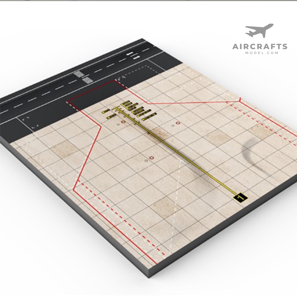 1400 Single Airport Apron Diorama with Laminated Wooden Base Shopee