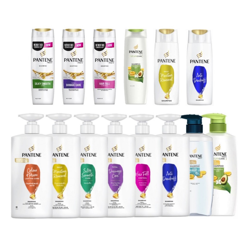 BUNDLE - PANTENE PRO-V SHAMPOO 70ML/680ML/750ML (ASSORTED) - BEAUTY ...