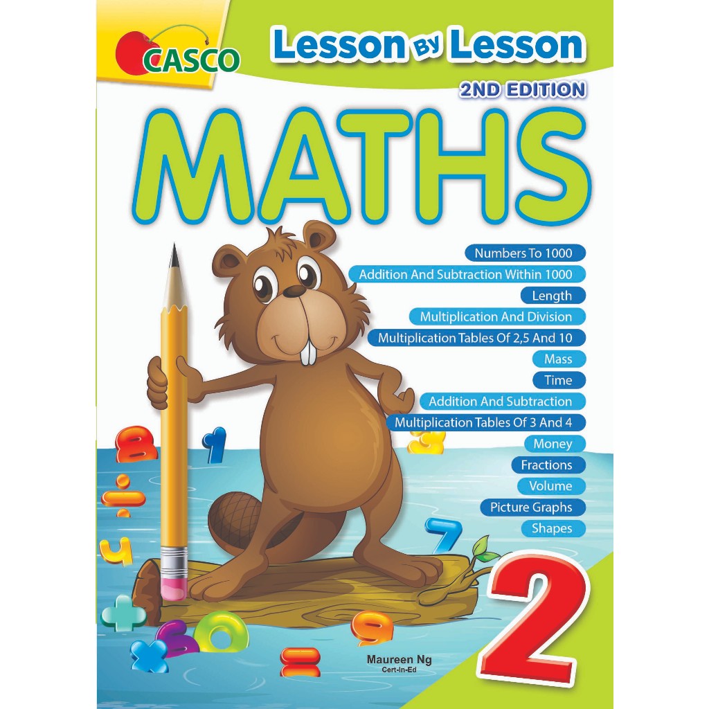 Primary 2 Lesson-by-Lesson Maths - Revised Ed | Shopee Singapore
