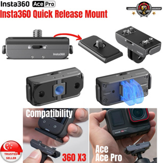For Insta360 Ace Pro /Ace magnetic quick release base mount sports