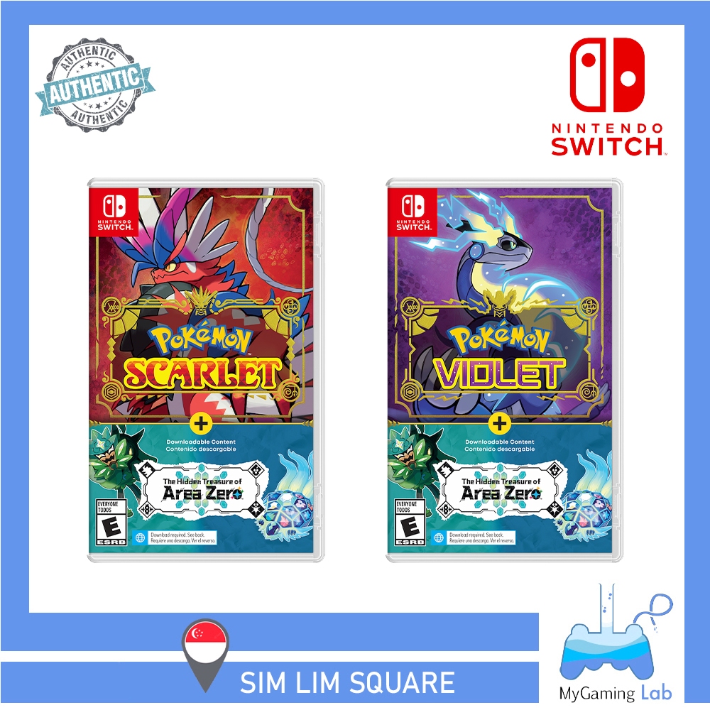 [SG] Nintendo Switch Game Pokemon Scarlet / Violet + DLC Bundle Packs ...