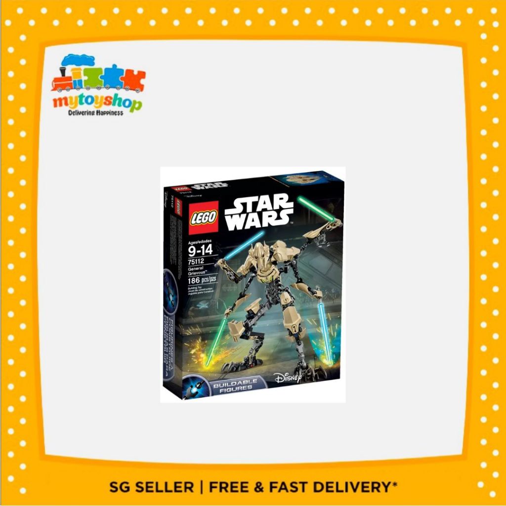 Lego star wars buildable deals figures general grievous