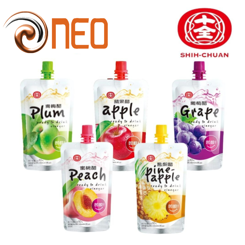 ShihChuan Fruit Vinegar Drink (140ml) Shopee Singapore