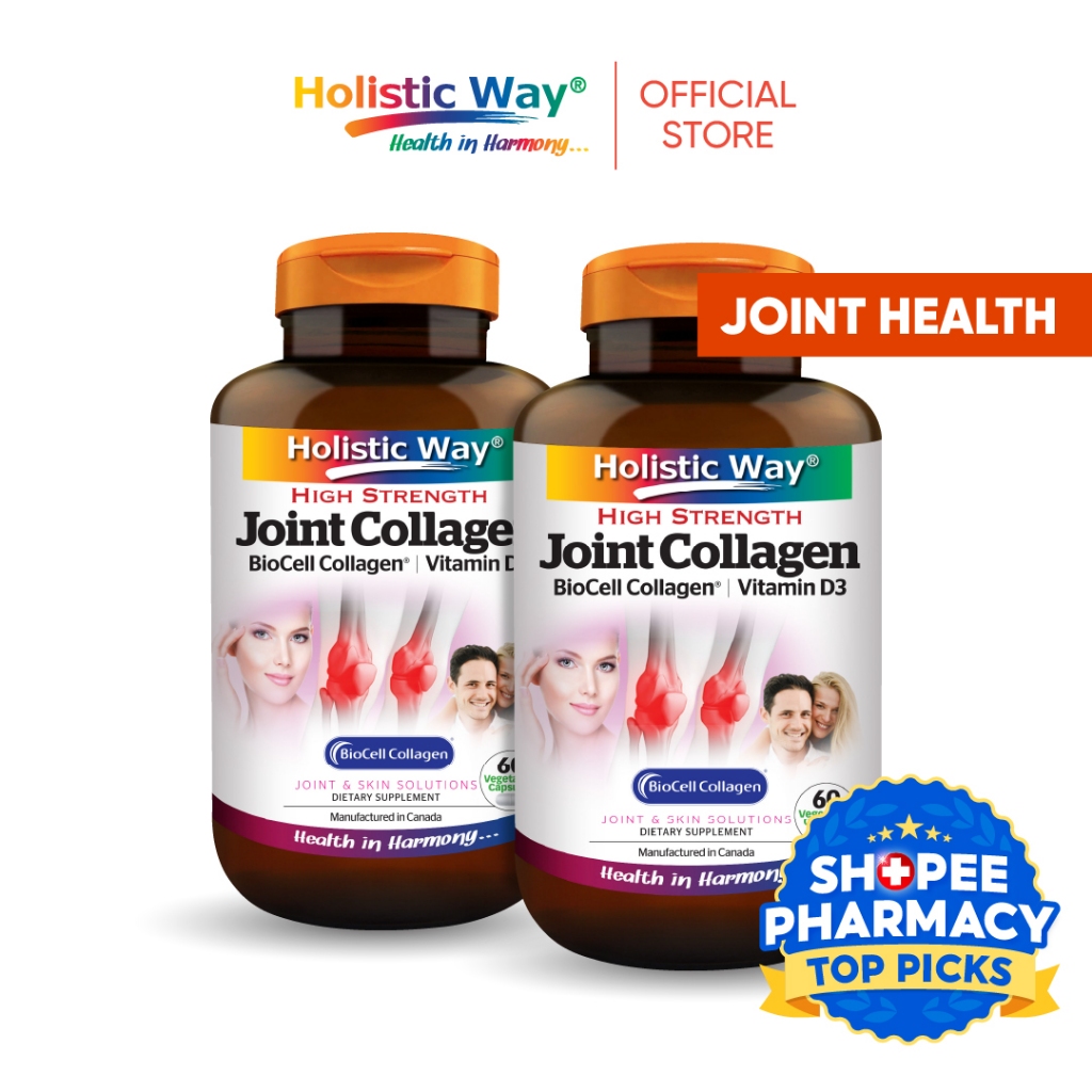 [Bundle Of 2] Holistic Way High Strength Joint Collagen With BioCell ...