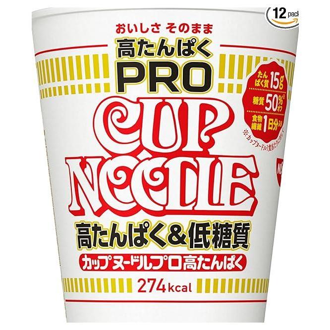 Nissin Foods Cup Noodles PRO High Protein & Low Carbohydrate [Contains 1 day's worth of dietary