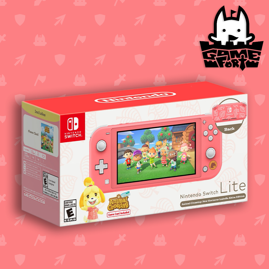 Nintendo Switch Lite Console Animal Crossing New Horizon Isabelle Aloha ...
