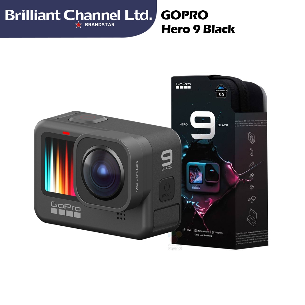 Gopro Hero 9 Black Waterproof Action Camera with Front LCD and Touch ...
