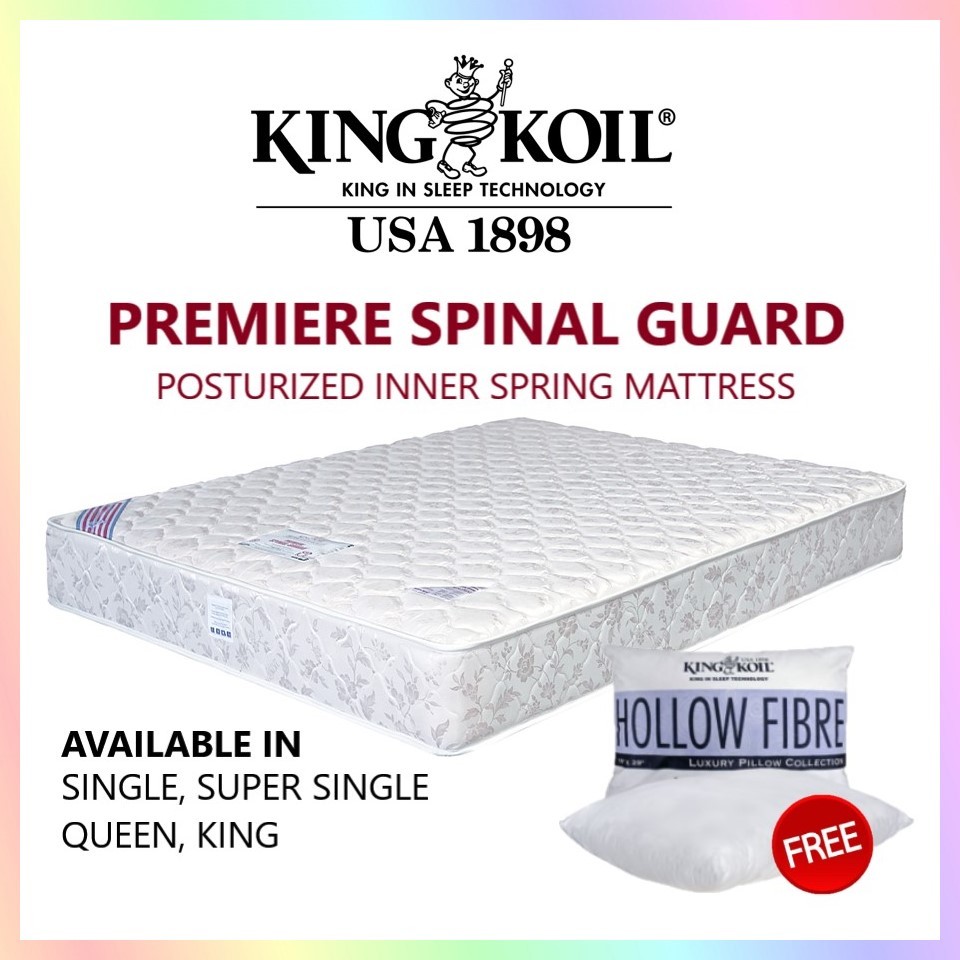 King Koil Premier Spinal Guard Mattress Shopee Singapore