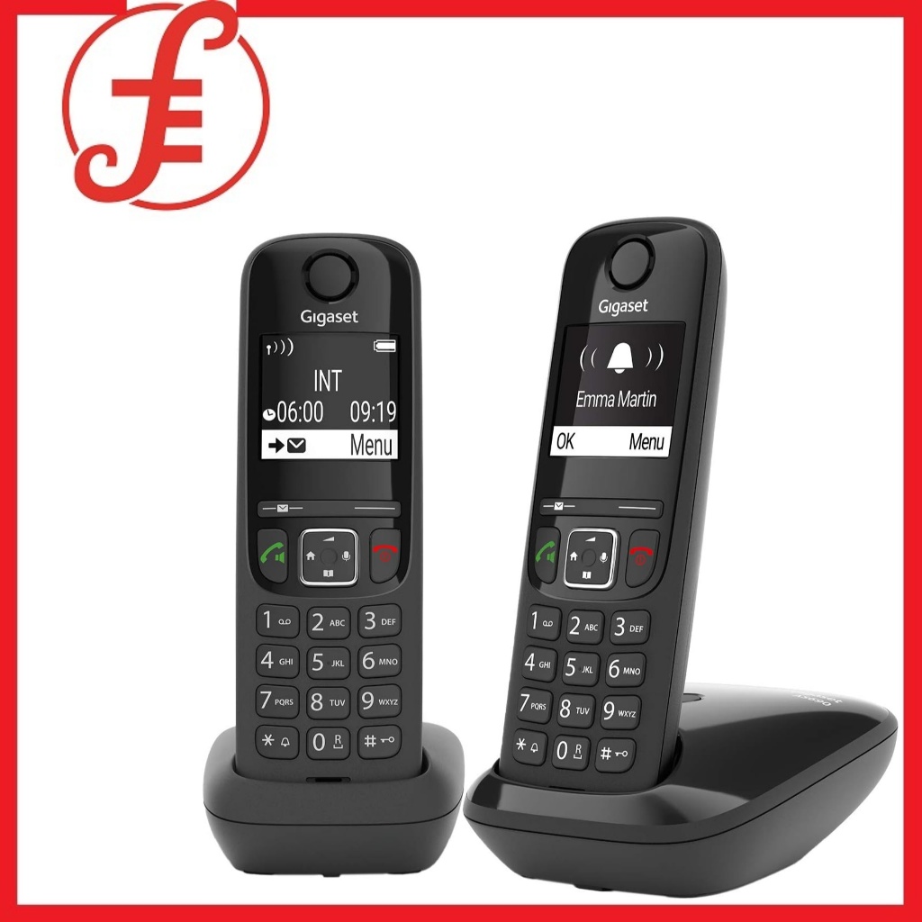 Gigaset AS690 Duo 2 Cordless DECT Phones | Shopee Singapore