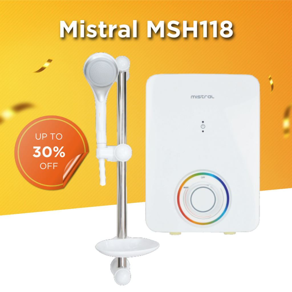 Mistral Instant Shower Heater MSH118 (1 Year Warranty) Shopee Singapore