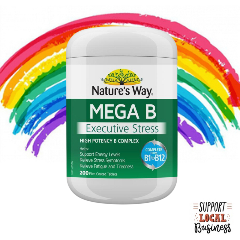 [Crazy Sale] Nature's Way Mega B 200 Tablets Executive Stress | (energy ...