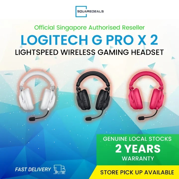 Logitech - PRO X 2 LIGHTSPEED Wireless Gaming Headset for PC, PS5, PS4,  Nint