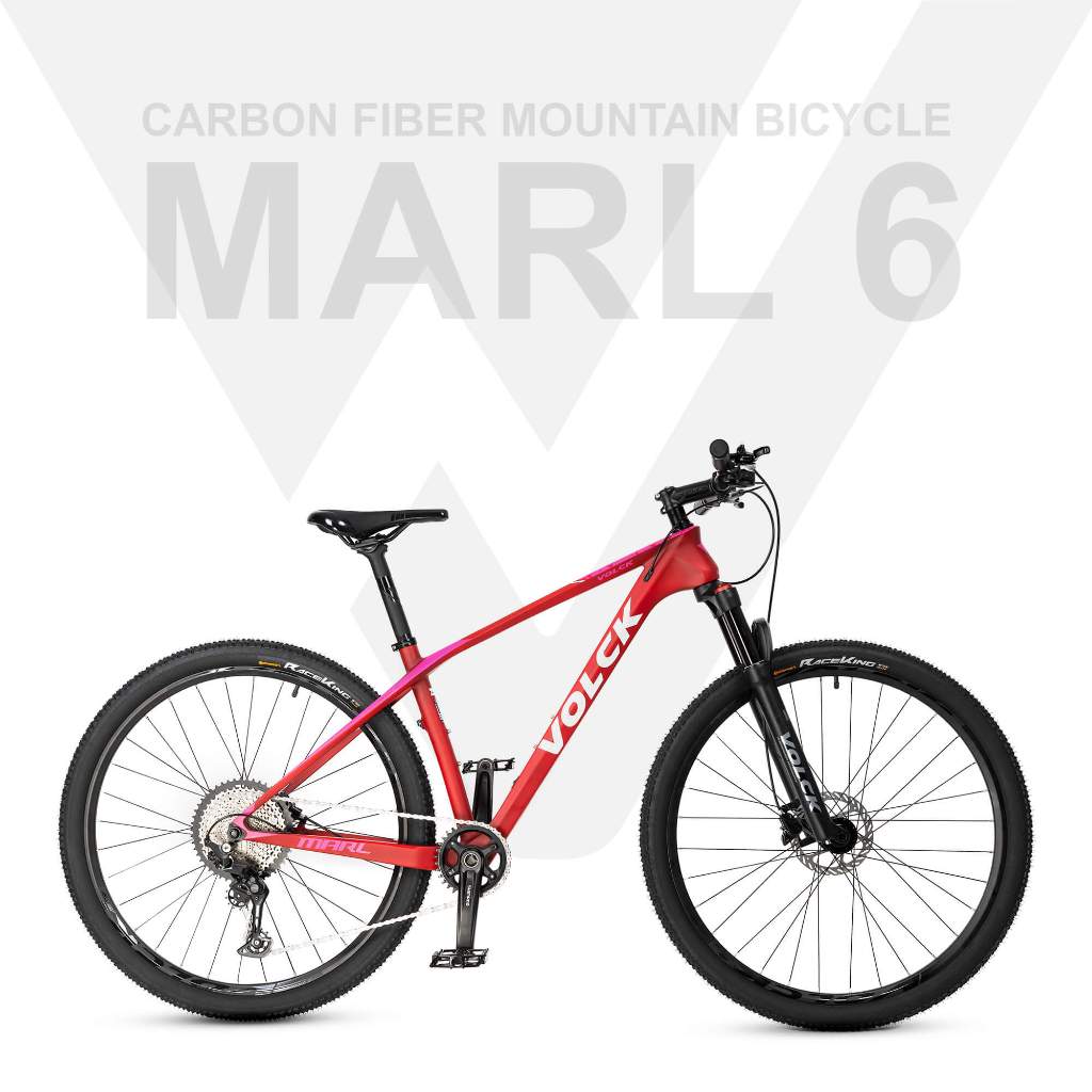 VOLCK Marl 6 Carbon Fiber Mountain Bike Shimano Deore M6100 SAVA Mtb Shopee Singapore