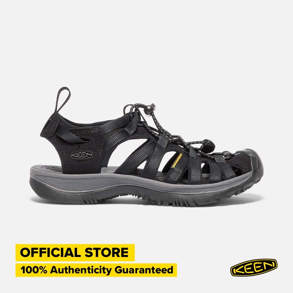 KEEN Women s Whisper Sandal Black Magnet Shopee Singapore