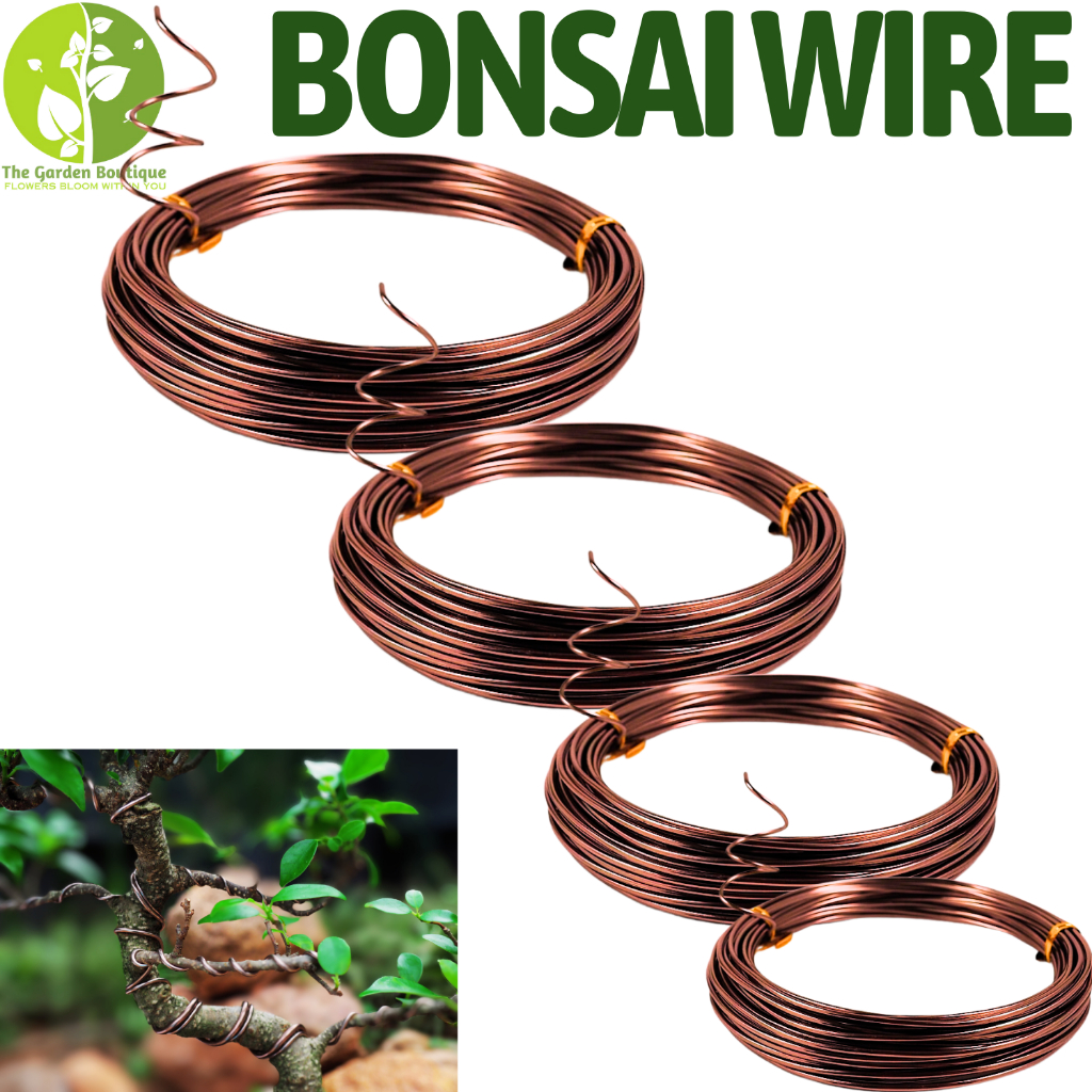 [Local Seller] Bronze Color Anodized Aluminum Bonsai Wire 1mm4mm Wires