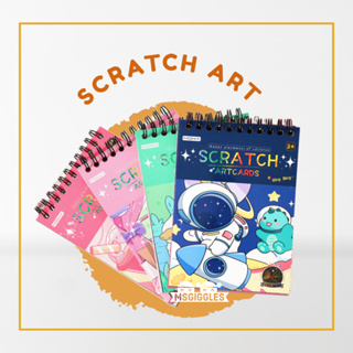 10pcs Colorful Scratch Art Paper Pad Diy Graffiti Book For Kids