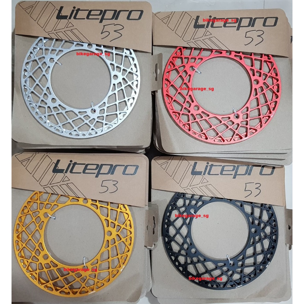 [SG SELLER] LP Litepro Spider Web Chain Ring Chain Wheel 130 BCD Bike ...