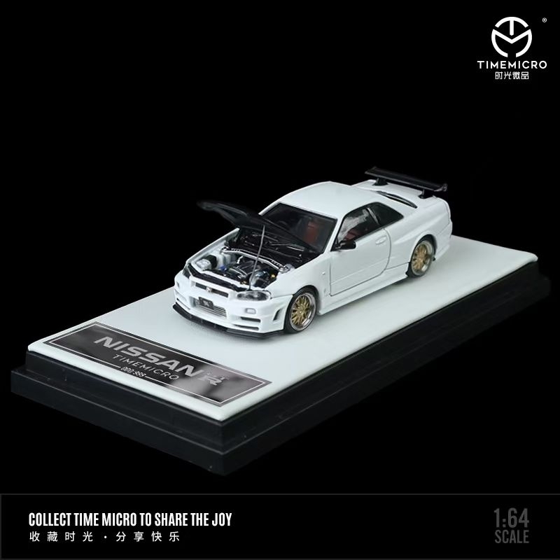 発売中止※ PGM PGM-641003-1 1/64 Nismo R34 GT-R Z-tune Purple