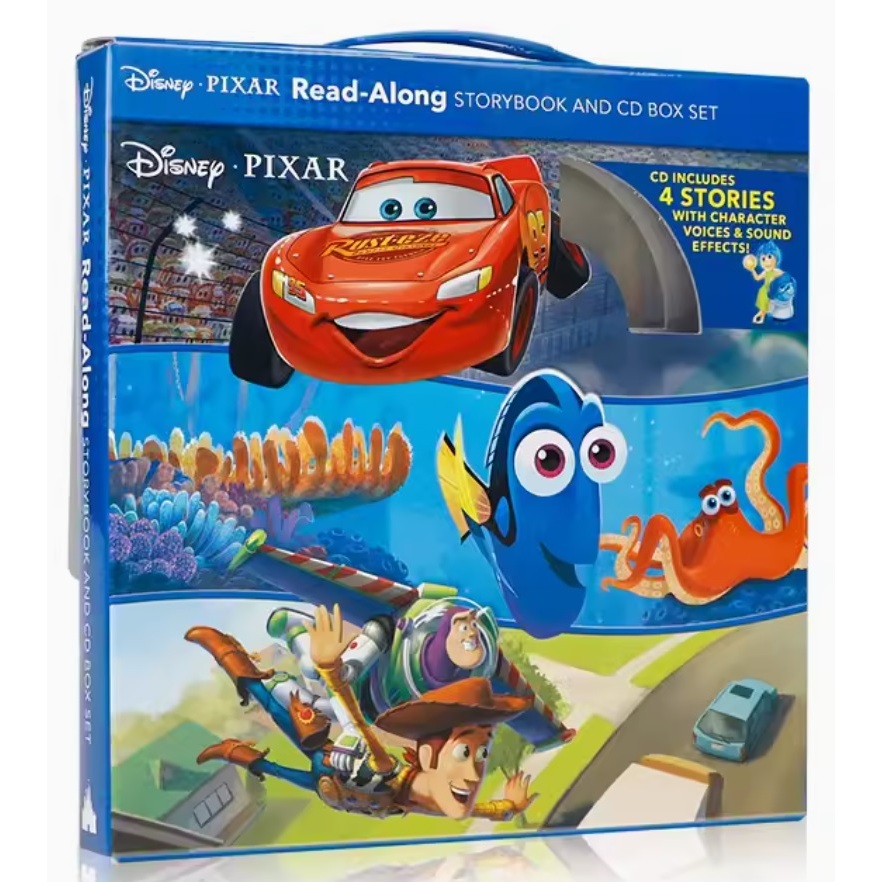 Original Disney Pixar Read-Along Storybook and CD Box Set | Shopee ...