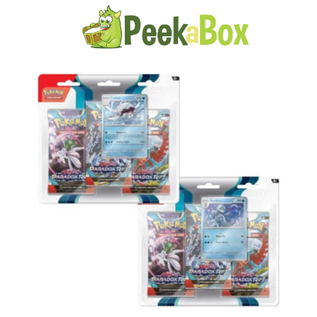 [Peek A Box] Pokemon TCG SV04 Paradox Rift 3 Pack Blister - Cetitan ...