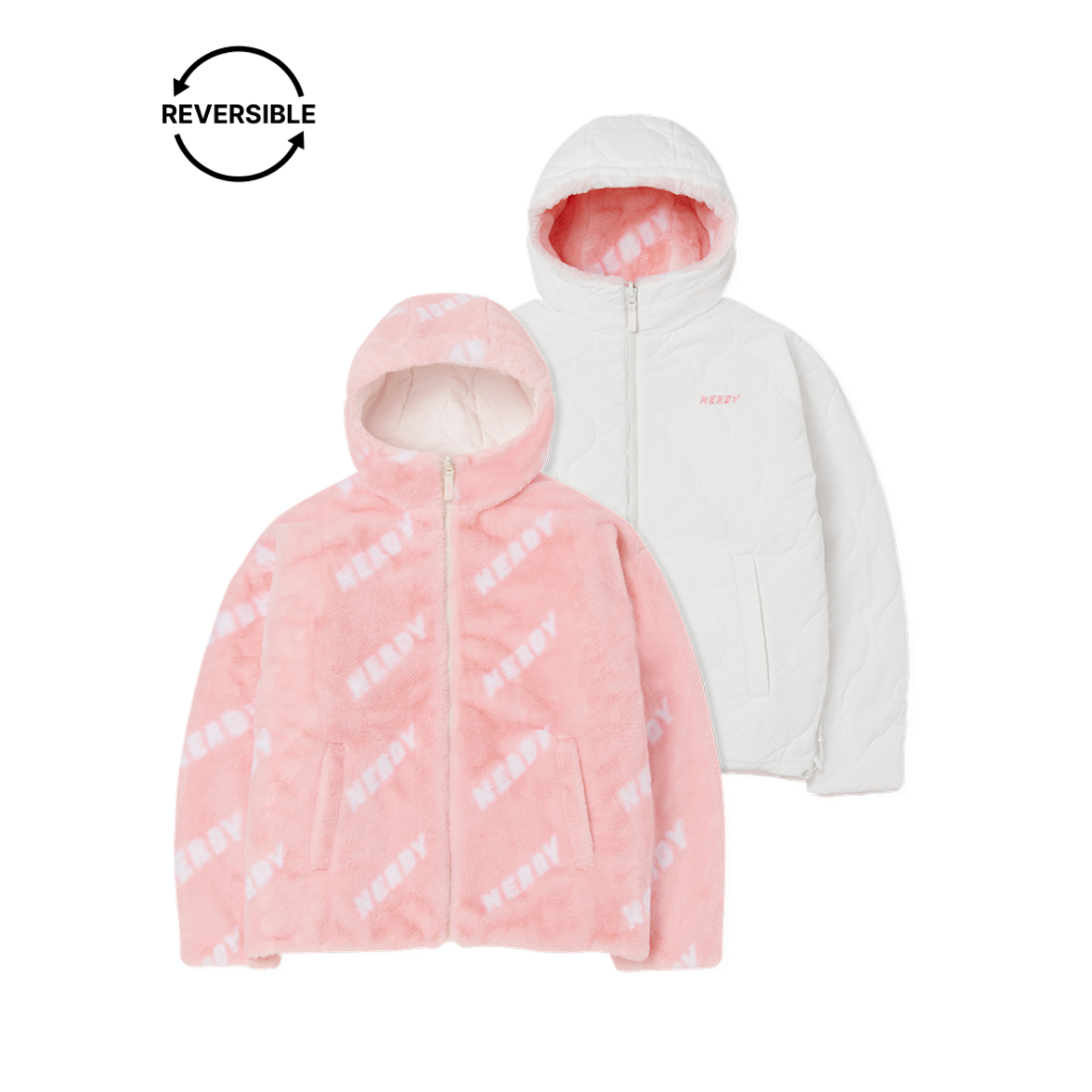 [ NERDY ]★韓国人気★MUHLY REVERSIBLE LOGO JACKET NERDY（ノルディ） MUHLY REVERSIBLE LOGO JACKET（ブルゾン