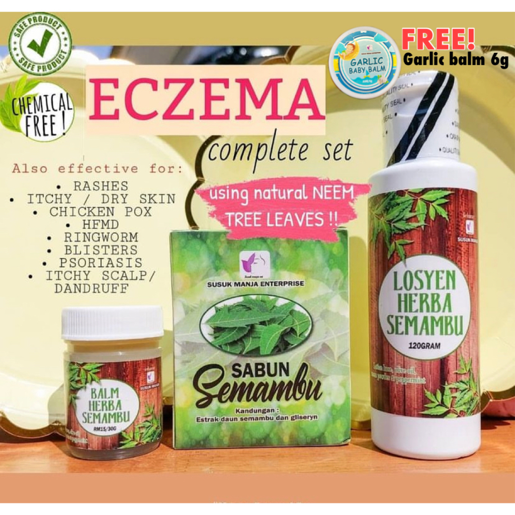 🔥(Hot Selling)🔥 ECZEMA Series (Neem balm, soap, lotion) for eczema