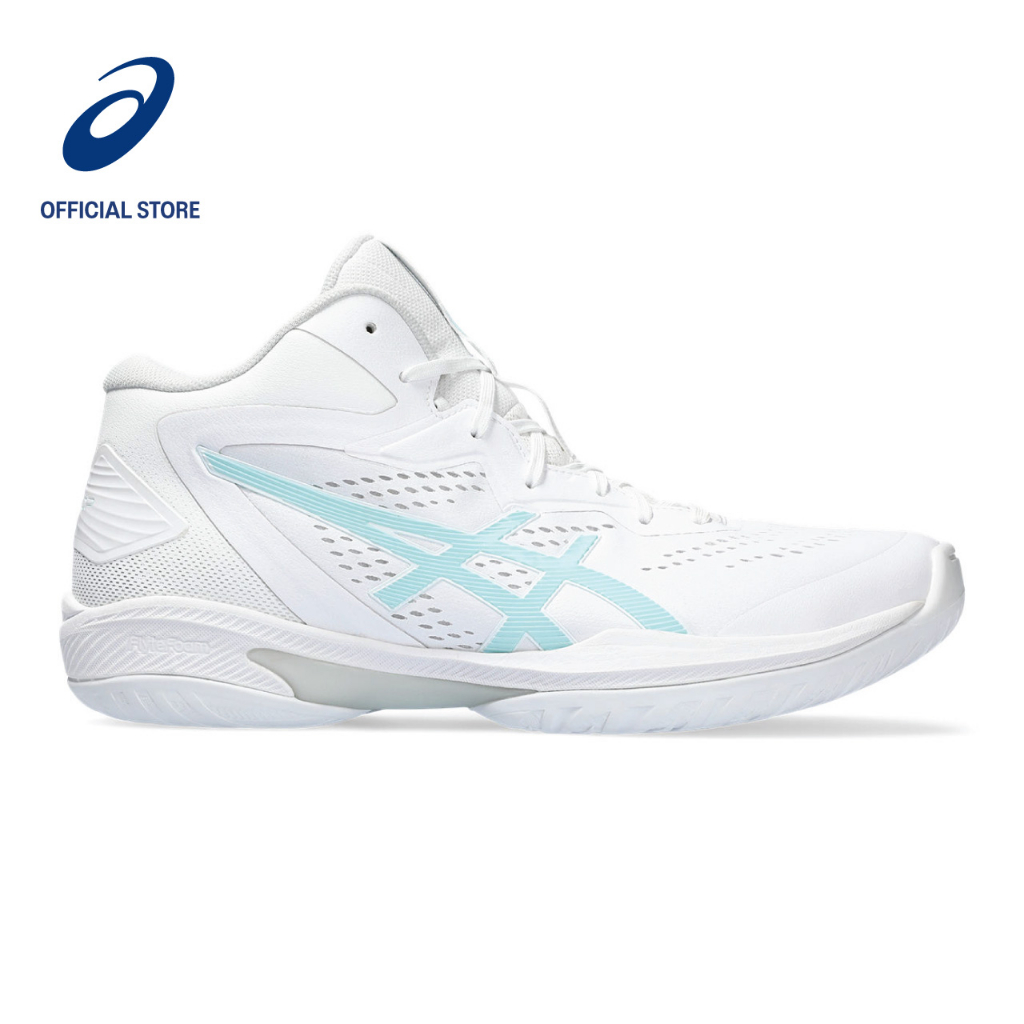 ASICS Unisex GELHOOP V15 Basketball Shoes in White Aquamarine