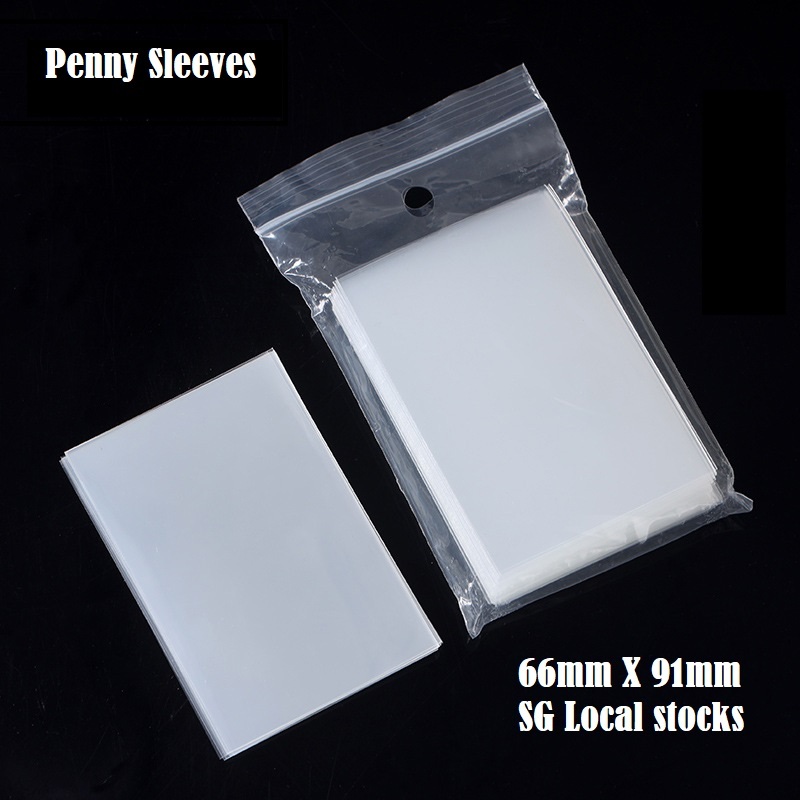 (LOCAL SG STOCK) TCG Sleeves, Penny Sleeves, Perfect fit Sleeves 50pcs