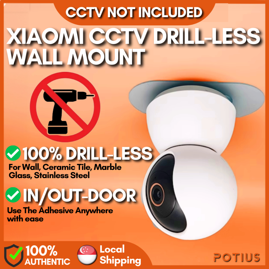 🇸🇬【𝗜𝗡𝗦𝗧𝗢𝗖𝗞】Xiaomi CCTV DrillLess Wall Mount, No Drill Needed (NO