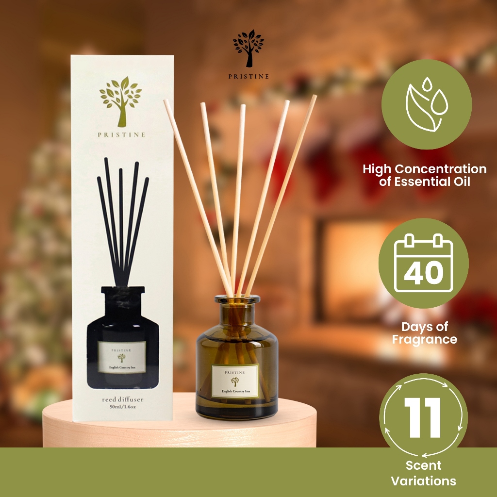  PRISTINE White Freesia Reed Diffuser for Home