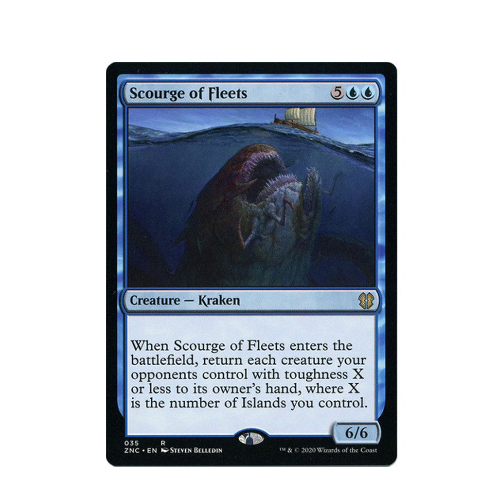 Magic The Gathering - Scourge of Fleets Card (Zendikar Rising Commander ...